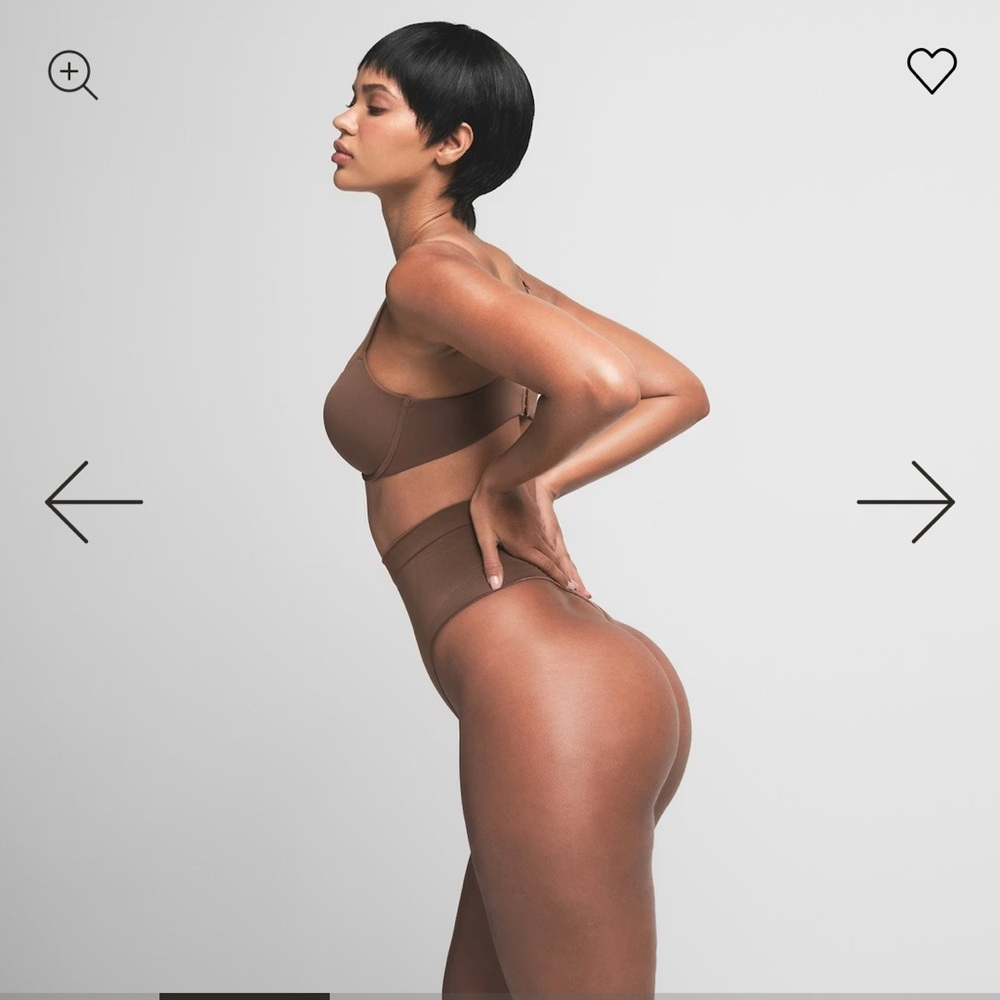 Skims seamless sculpt MID WAIST THONG Jasper xxs/xs - Picture 2 of 10